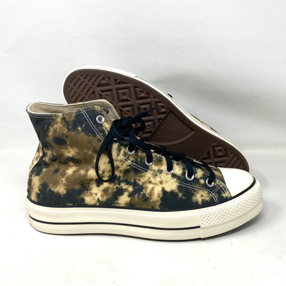Converse Ctas Lift Platform Men High Sneakers Canvas Acid Washed Custom 171974C - Picture 8 of 11